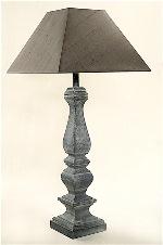 ALEXANDERS  54 CM SLATE PATARA COLUMN LAMP